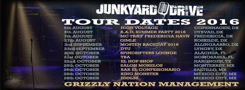 Junkyard Drive musikvideopremiere