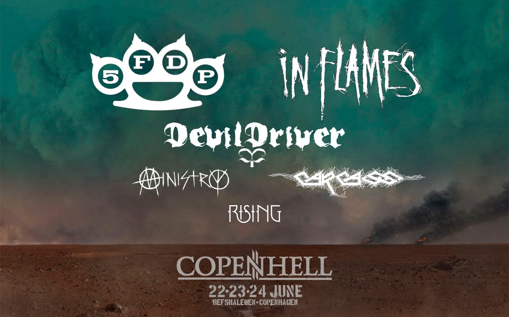 In Flames, DevilDriver og flere til Copenhell!!!